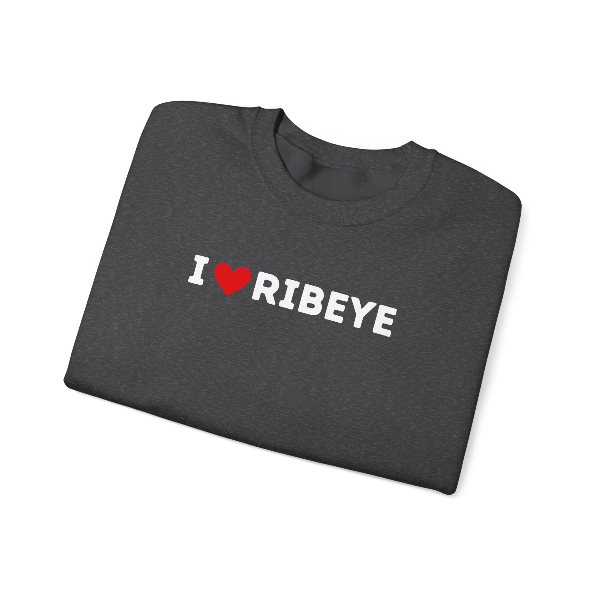 I Love Ribeye Crewneck Sweatshirt - Image 2