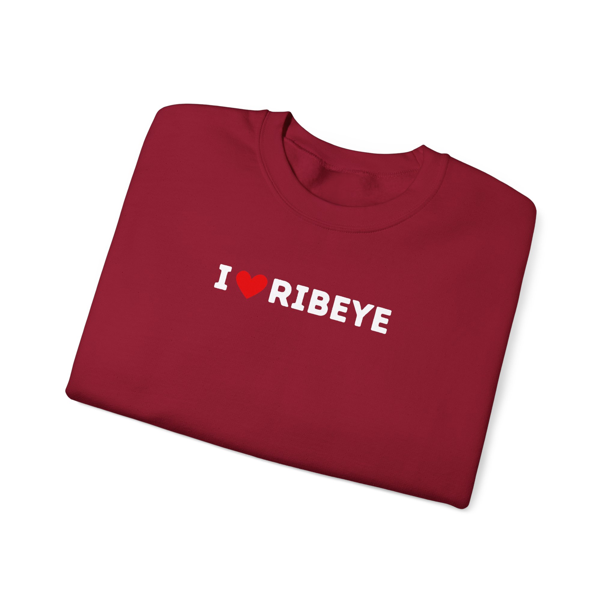 I Love Ribeye Crewneck Sweatshirt - Image 10